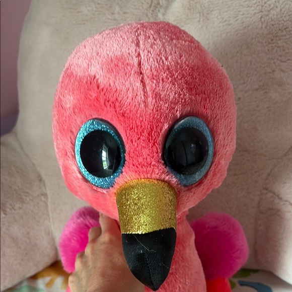 Ty Giant Gilda 24” Pink Flamingo Plush Toy - Picture 2 of 4
